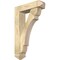 Ekena Millwork Olympic Arts and Crafts Rough Sawn Bracket w/ Offset Brace, Douglas Fir, 6"W x 22"D x 34"H BKT0604X22X34OLY03RDF - alternate 1